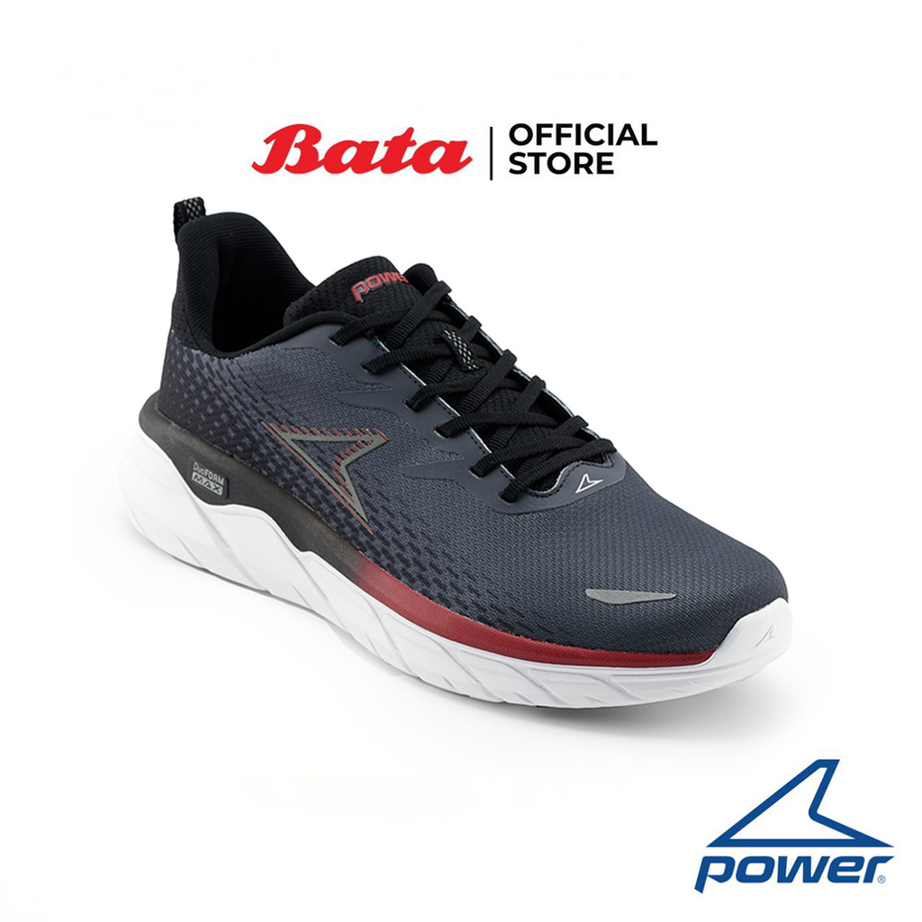 Bata Brand Power Sport Shoes Sneakers For Men Gray Code 8182647 Shopee Philippines