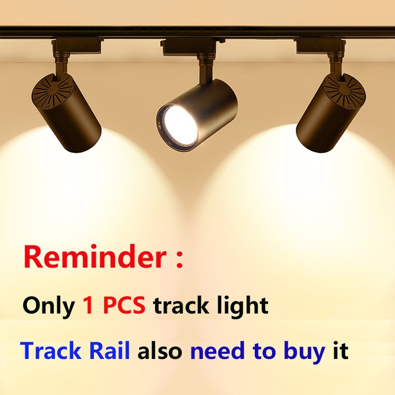 1 PCS Cob Spotlights Led Spot Light Track Light Ceiling Rail Light ...