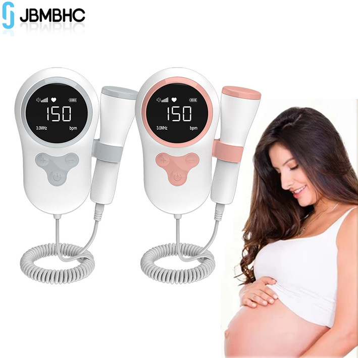 JBMBHC Fetal Doppler Heart Rate Monitor For Baby Heartbeat Sound ...