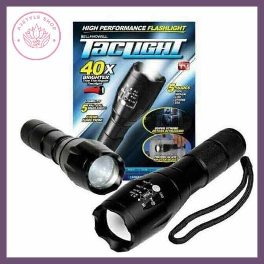 Taclight[i^pl,High-Powered}sA>Tactical)hy>Flashlight)pe>40X)tT>Brighter ...
