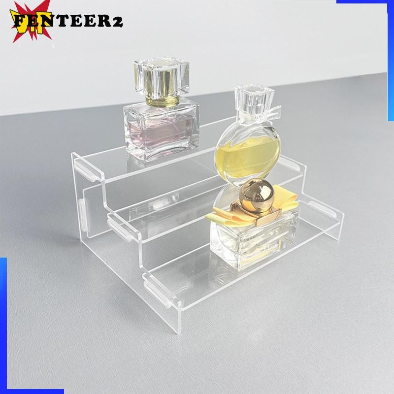[Fenteer2] Acrylic Riser Clear Display Stand 3 Tier Display Riser ...