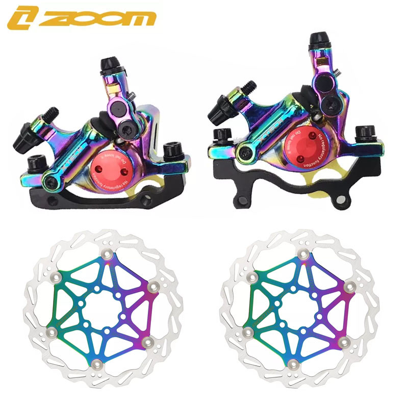 thumbnail image 2 of Zoom Xtech HB100 Hybrid Hydraulic Disc Brake Set – Front & Rear, Road/MTB/eBike, Aluminum 2 of 5