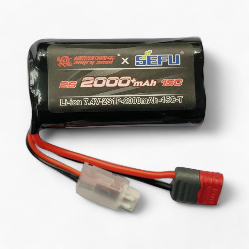 RoaringTop Batteria agli ioni di litio da 7,4 V, 2000 mAh, 2S