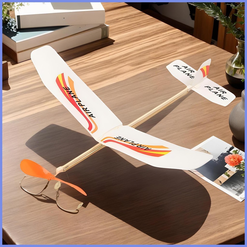 Plane Model Plane Assembly Kit Rubber Band Powered Play and Learn Toy ...