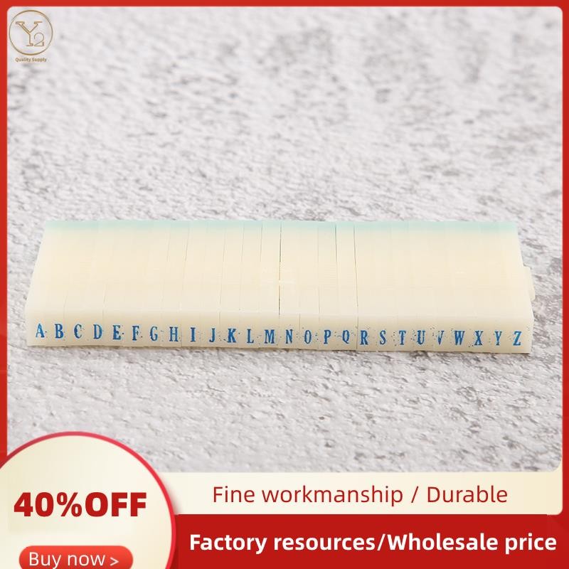 Detachable 26-Letters English Alphabet Plastic Stamp Set | Shopee ...