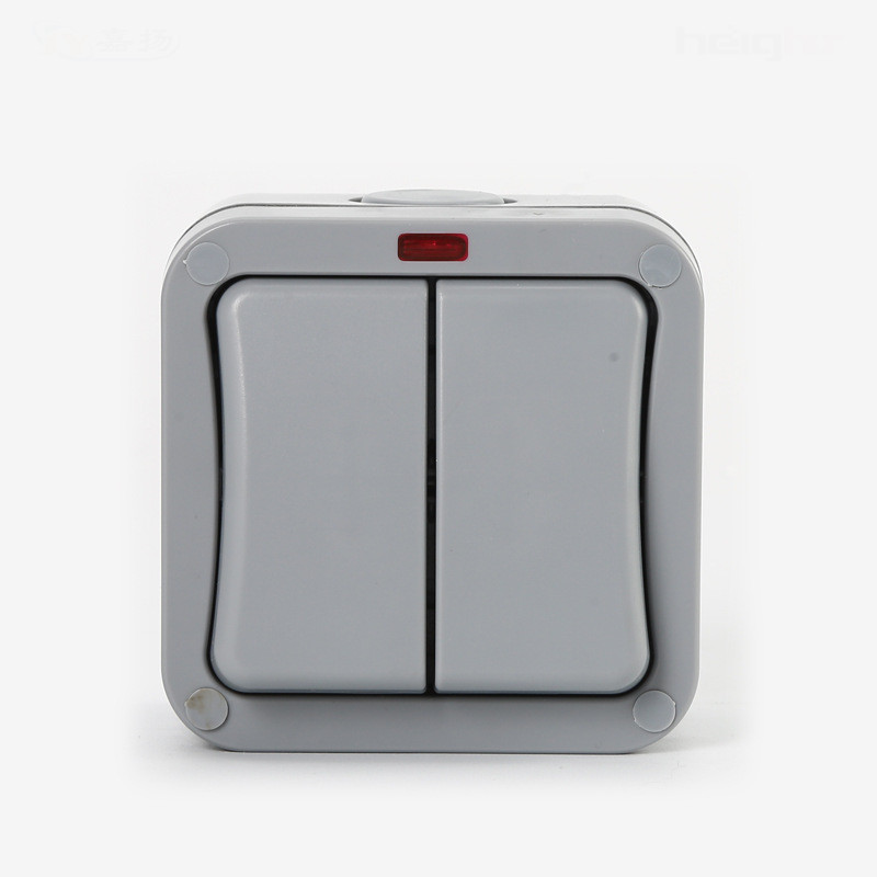 Weatherproof Waterproof IP66 1 Gang 2 Gang Light Switch Outdoor Storm ...