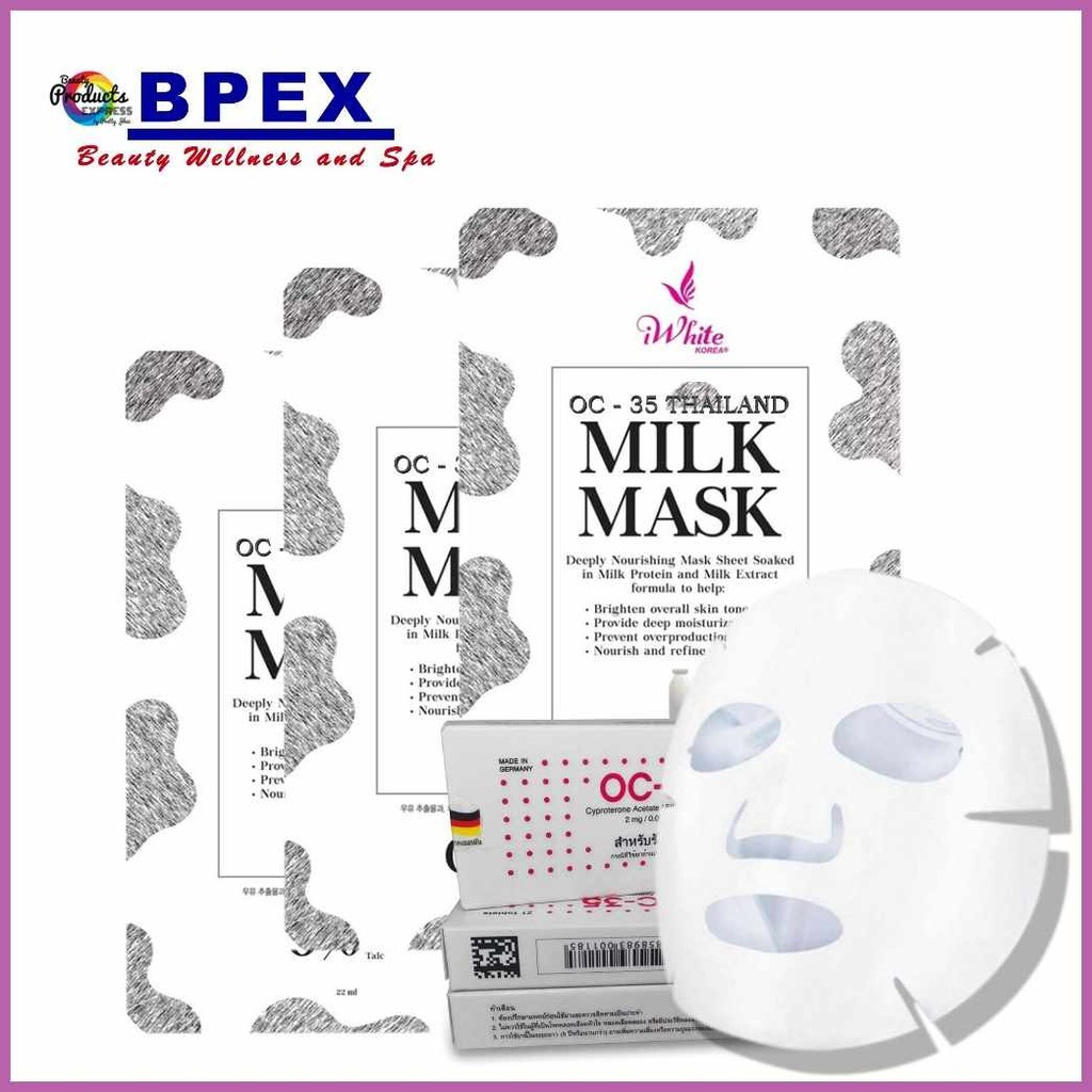 MILK^x(FACIALH_OC35~Fd?NATURAL*Mv?MASK | Shopee Philippines