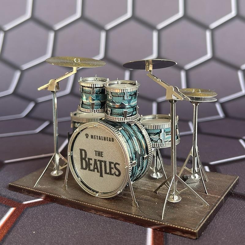Crazy Model Stand Drum Beatles Commemorative Edition DIY Metal Puzzle ...