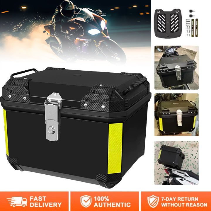 38L 45L Top Box Motorcycle Top Box 45L ALUMINIUM PREMIUM LOCK COLOR ...