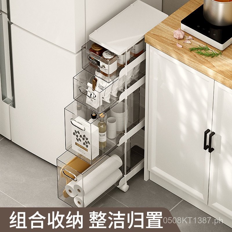Narrow Gap Storage Cabinet Drawer Style Kitchen Narrow Gap Storage ...