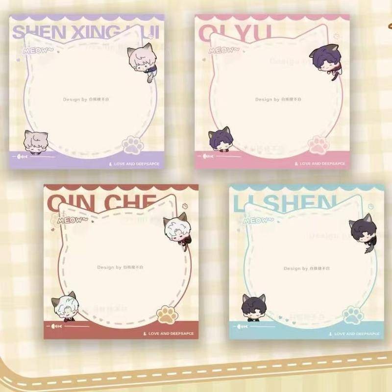 Love & Deepspace Abzeichen Set - 4 Xavier Sylus Figuren Pins Für Cosplay & Sammlung