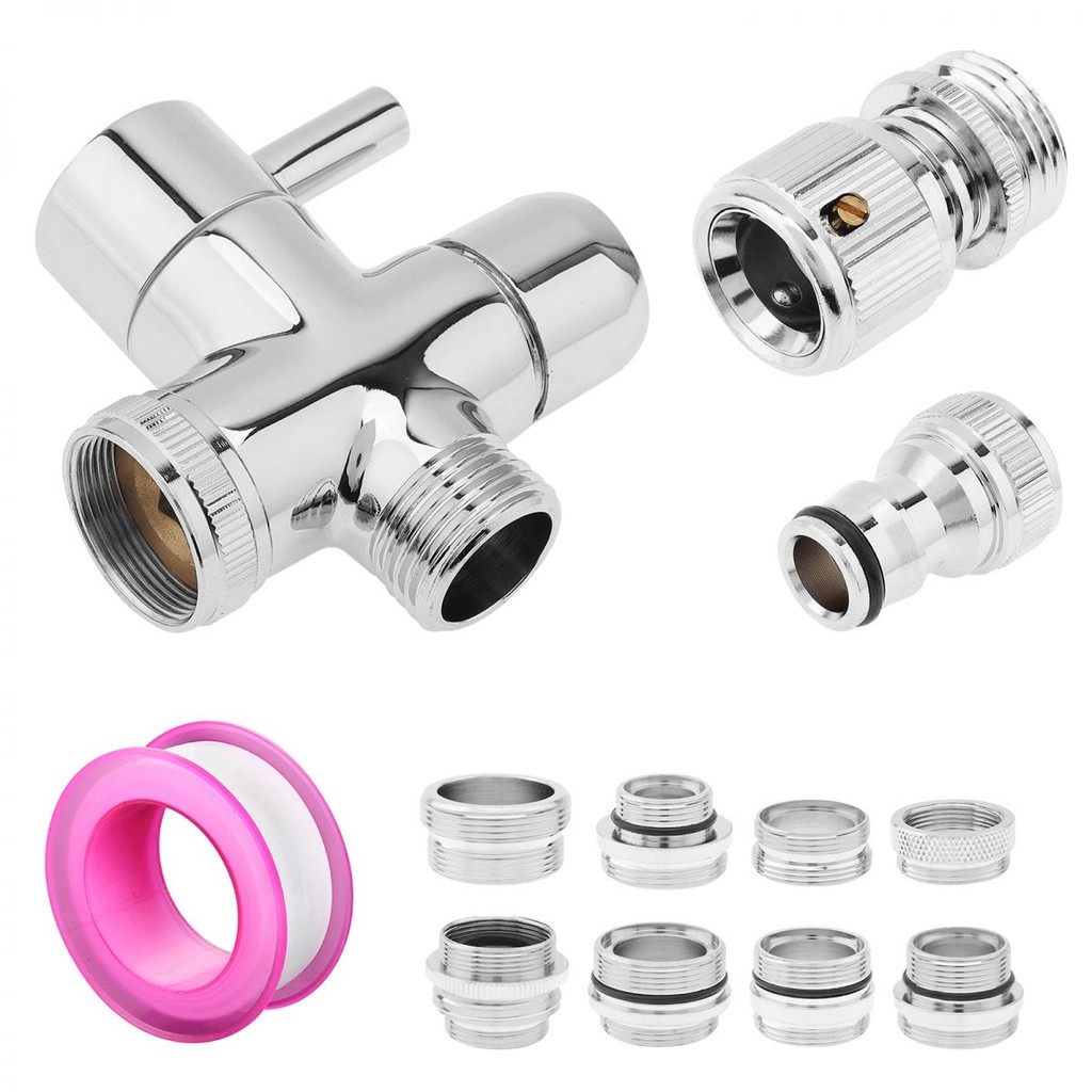 Faucet Aerator to Garden Hose Diverter Brass Faucet Diverter Valve for ...