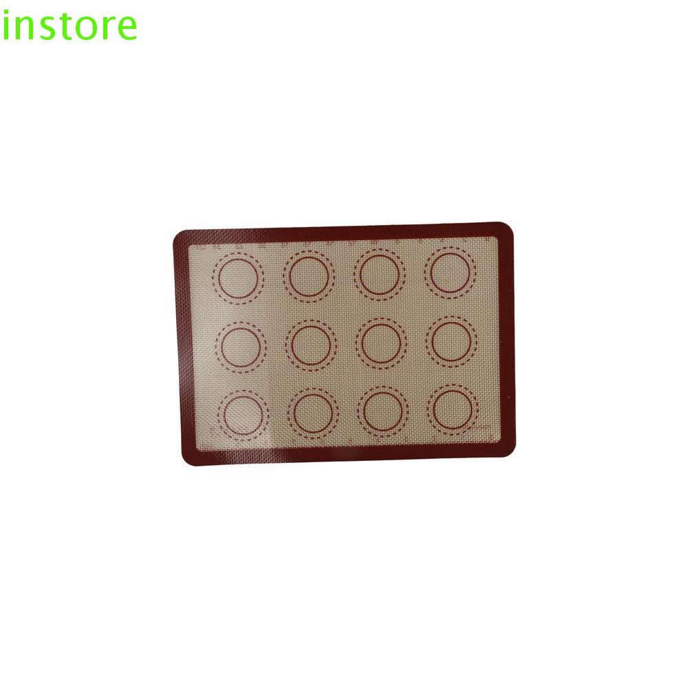 INSTORE Baking Mat Kitchen For Cookie Bread Biscuits|Noodle Oven Sheet  Baking Liner Silicone Non-stick Pastry Rolling Dough Mat