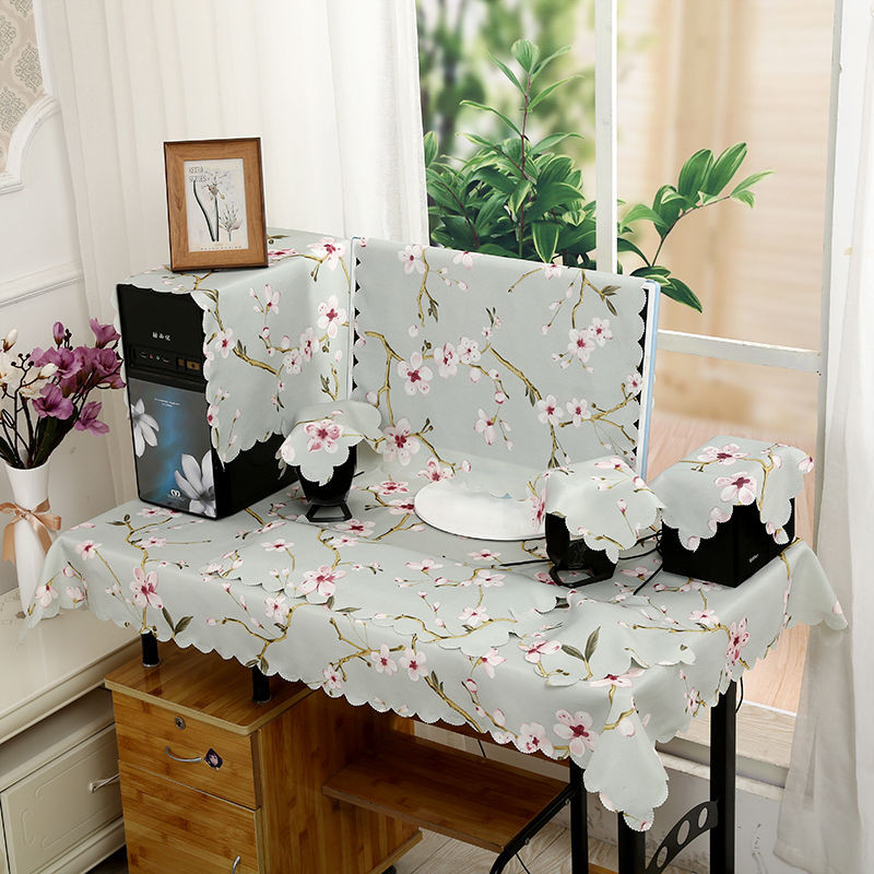 Sancheng3c1314 Computer Cover Cotton Linen Fabric LCD Computer Anti ...