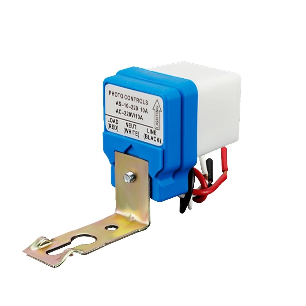 AC 220V 10A Sensor Switch Auto On/Off Photocell Street Light Controller ...