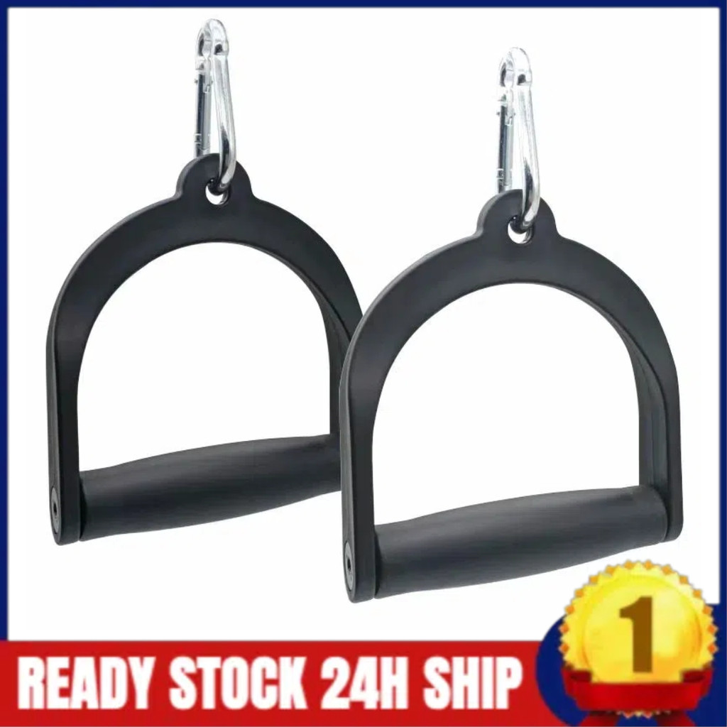 Durable Wide Design Resistant Pull Rope Handle Grips Gym Training Heavy ...