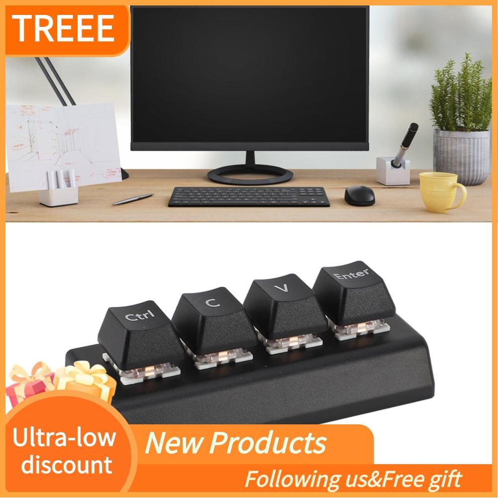 Treee Mini Keypad Red Switch Macro Programmable Memory Function for ...