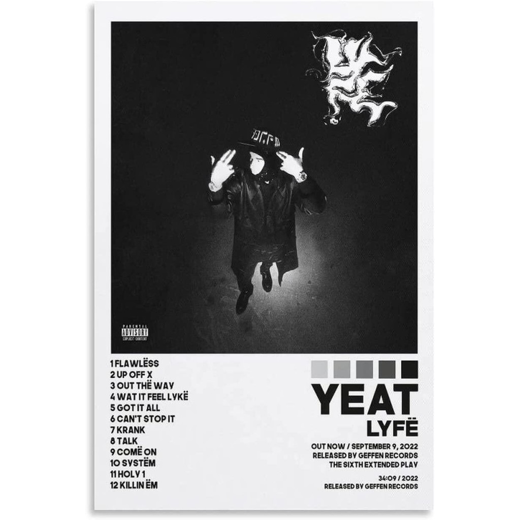 Yeat Posters / Lyfe Poster Album Cover Poster Poster Prnt - Etsy