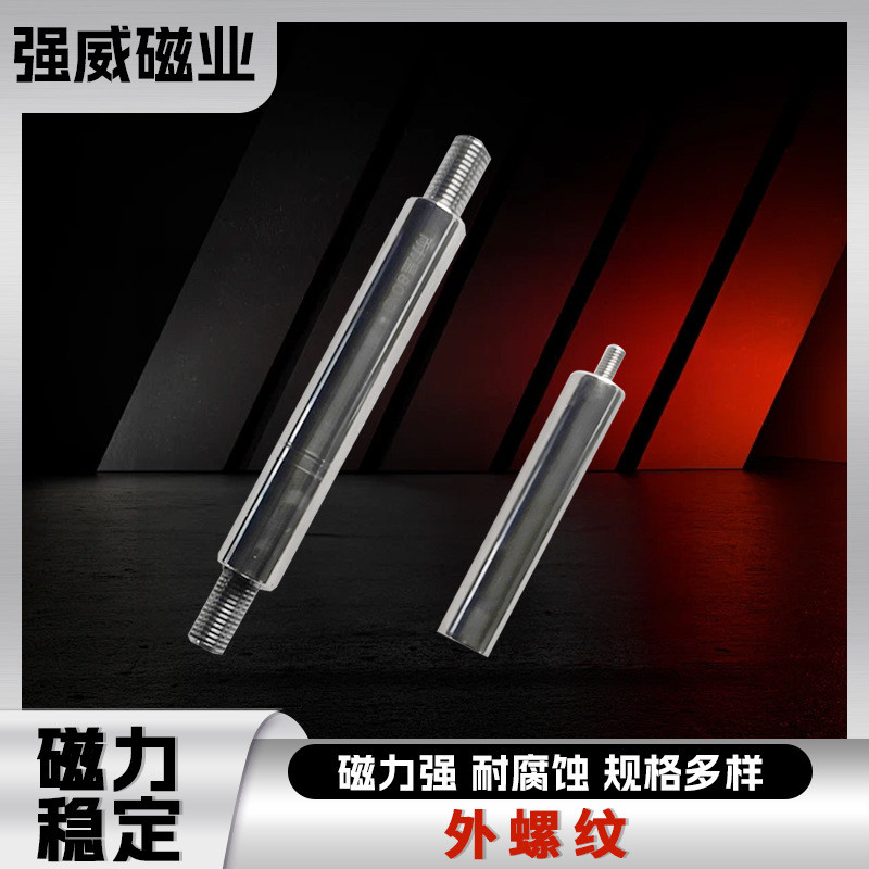 Double External Thread Magnetic Rods11000GS Strong Magnetic Rods Cobalt ...