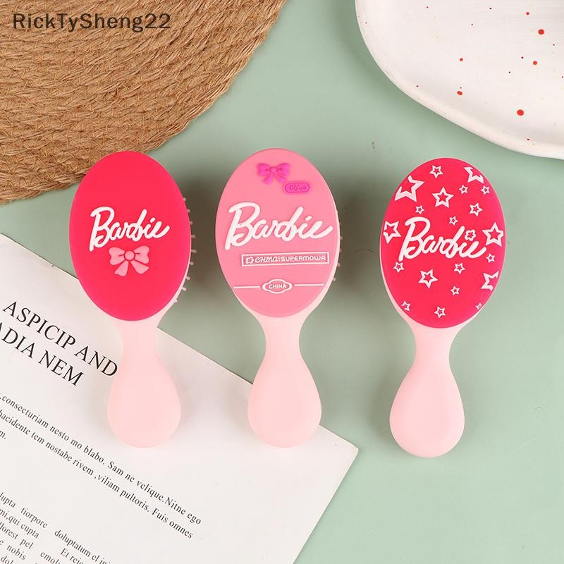 RT 1Pcs Fashion Girls Barbie Airbag Comb Kawaii Pink Portable Massage ...