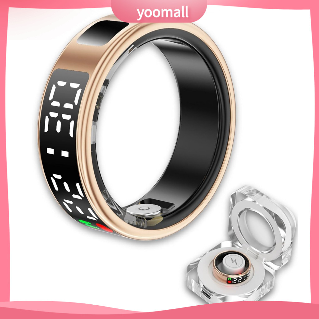Image showcasing Heart Rate Monitoring Smart Ring Waterproof Smart Ring Smart Ring with ...