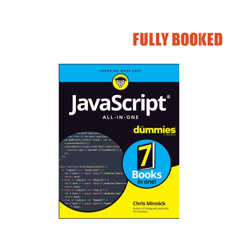 JavaScript All-in-One For Dummies (Paperback) by Chris Minnick | Shopee ...