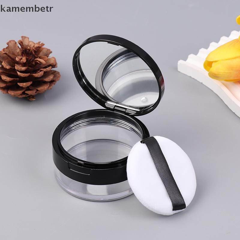 ka Powder Box Cosmetic Container Travel Empty Refillable Cosmetic Jar ...