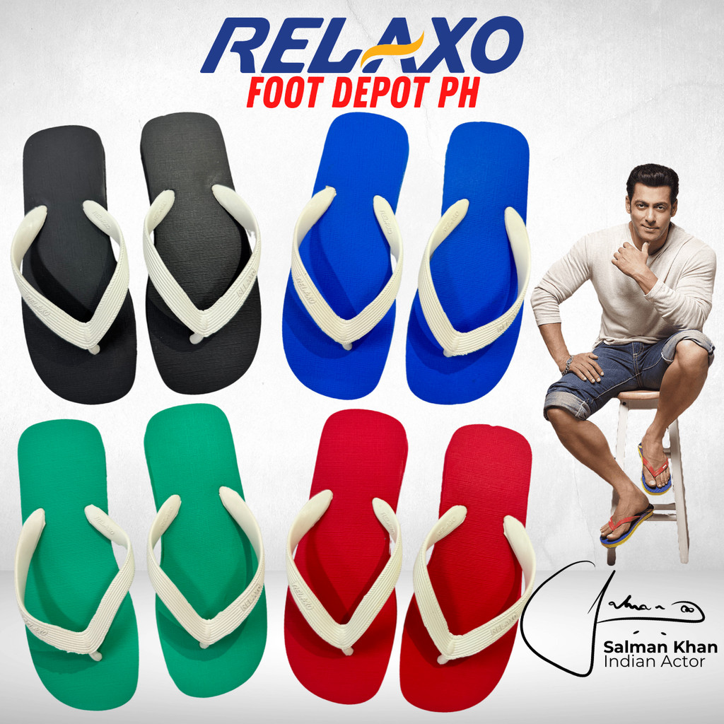 RELAXO CUSHION Slippers Made in India Multicolor Men's Original Rubber ...