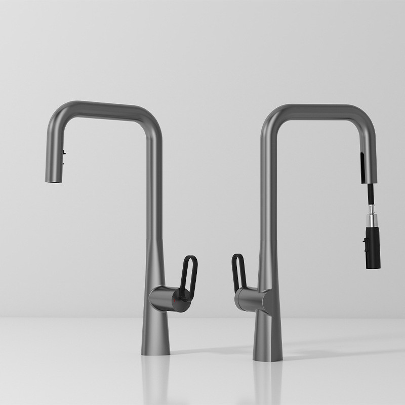 Modern Design Pull-Down Multi-functional Kitchen Sink Faucet with Three ...
