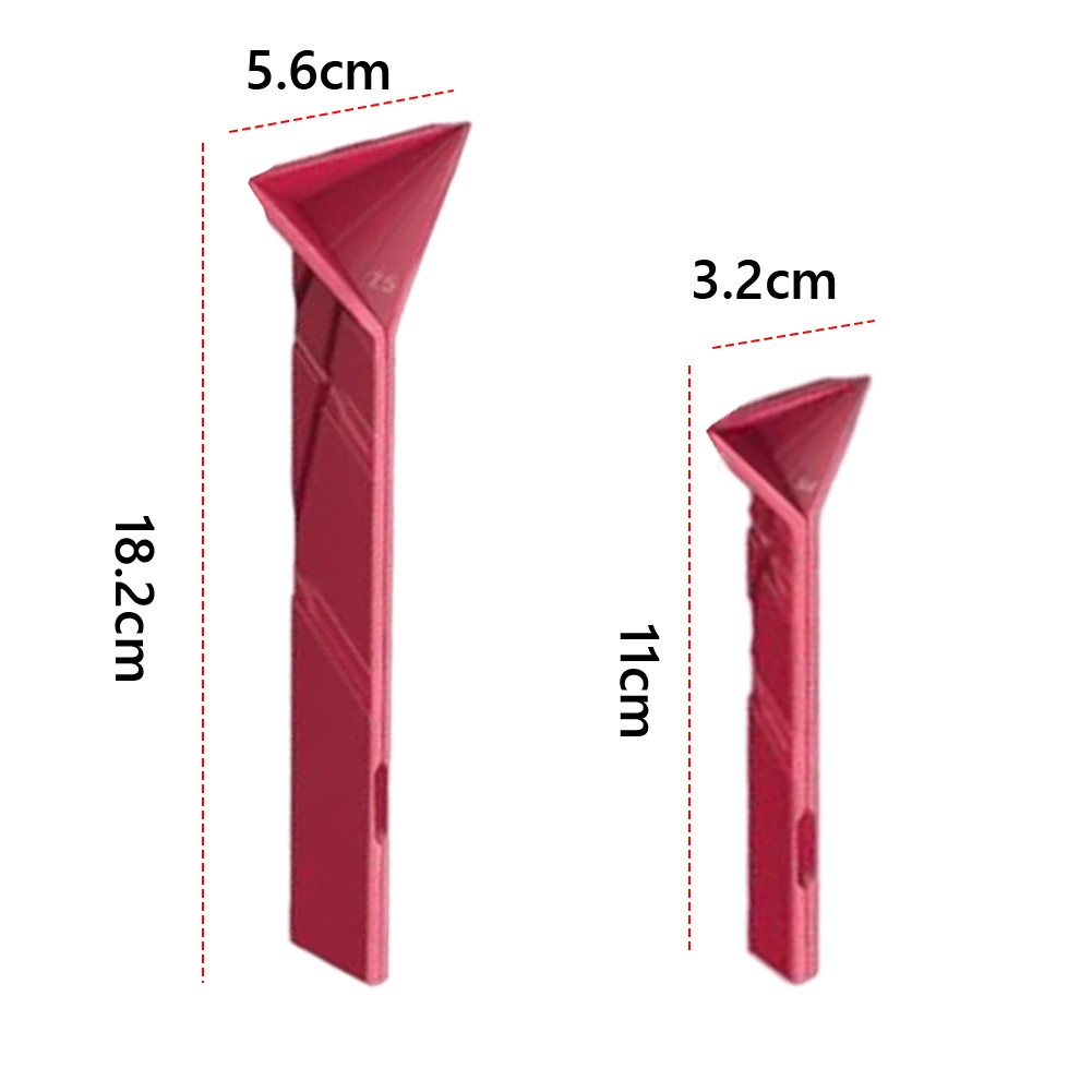 2Pcs Polygons Flat Measuring Spoon 3-in-1 Folding Measuring Spoon ...