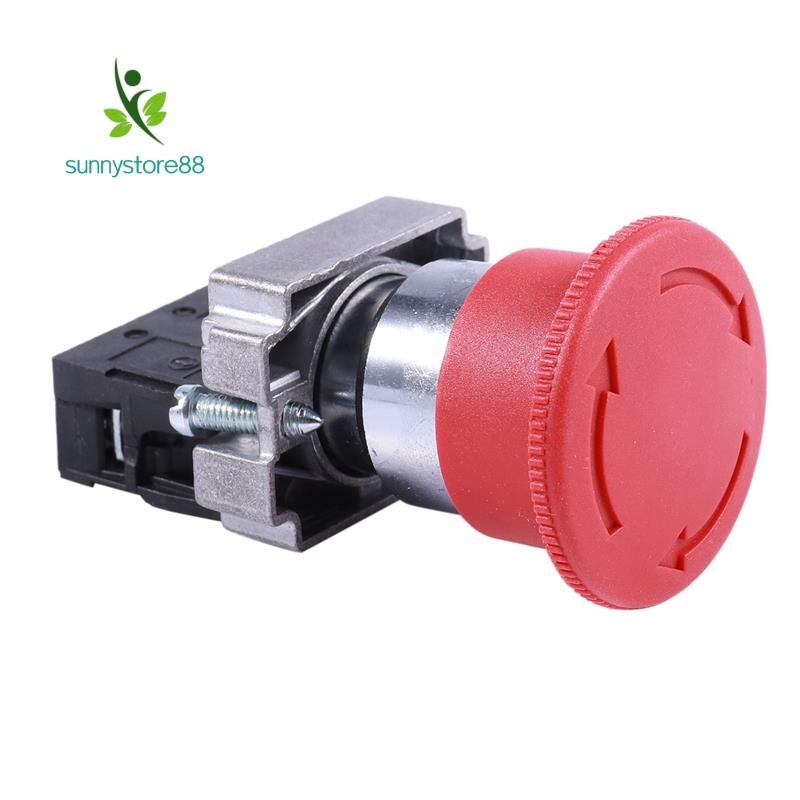 LA115-A2-11ZS 1NO&1NC Twist Release Emergency Stop Push Button Switch With Mushroom Red Shape And Symbol Head Pd44793389
