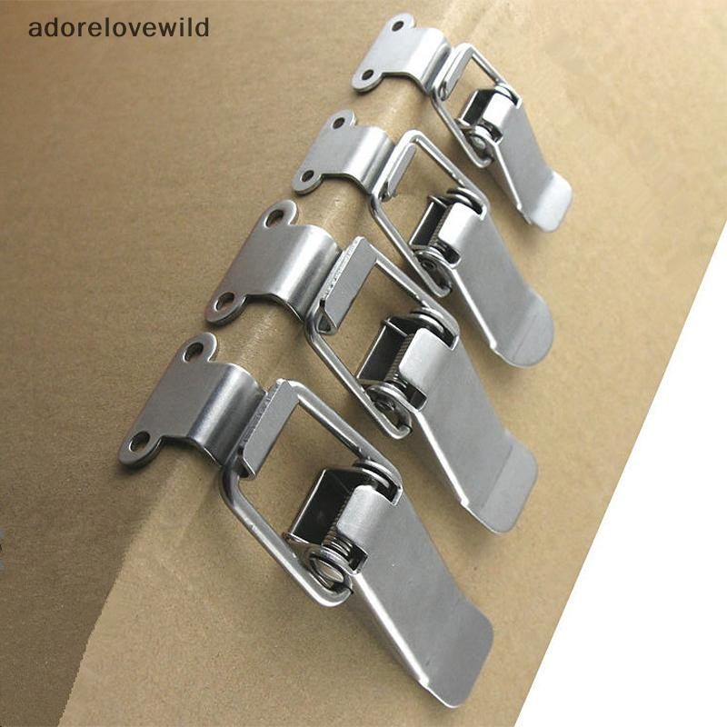 ALW Stainless Steel Spring Loaded Draw Toggle Latch Clamp Clip Silver ...