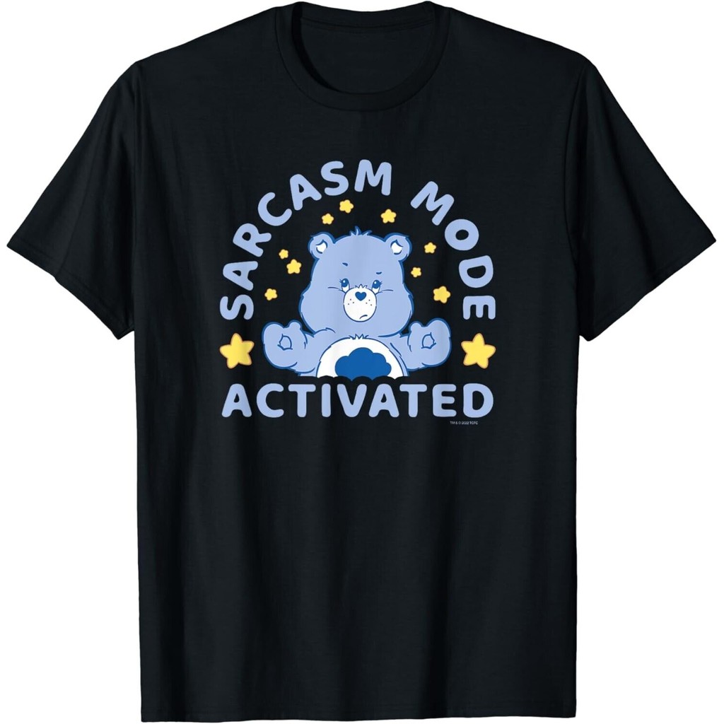 Care Bears Sarcasm Mode Activated Grumpy Bear Vintage T-Shirt | Shopee ...