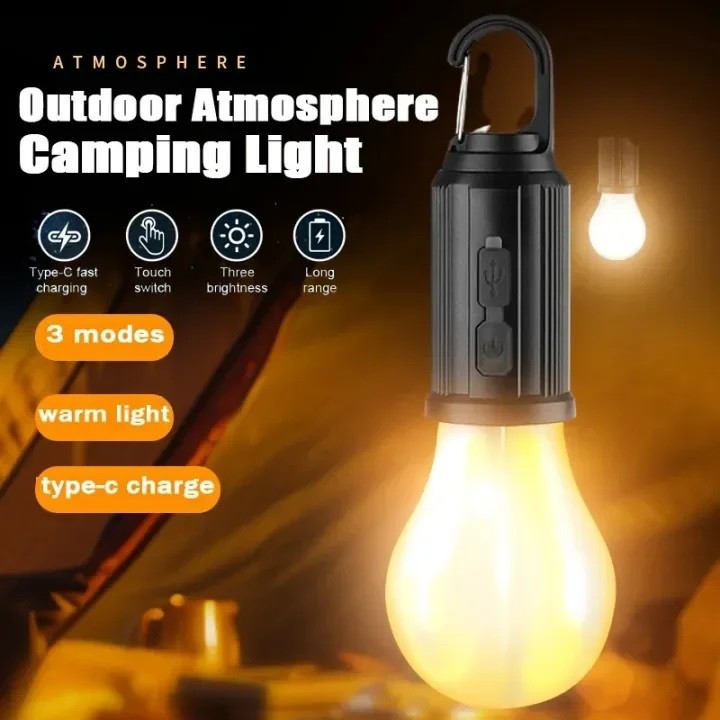 Outdoor Camping Light led Bulb Waterproof Portable Charging Camp USB ...