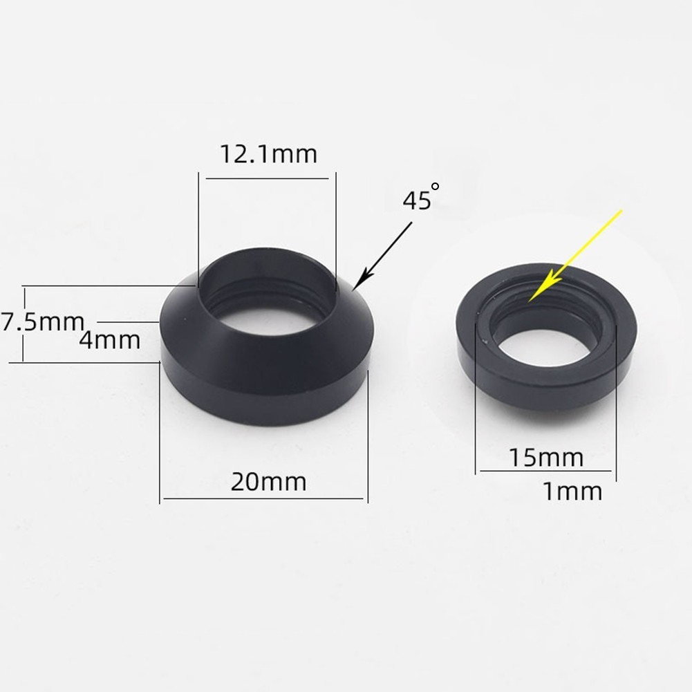 Lightweight and Durable Thru Axle Washers for M12x3/75mm M15x02/5mm ...