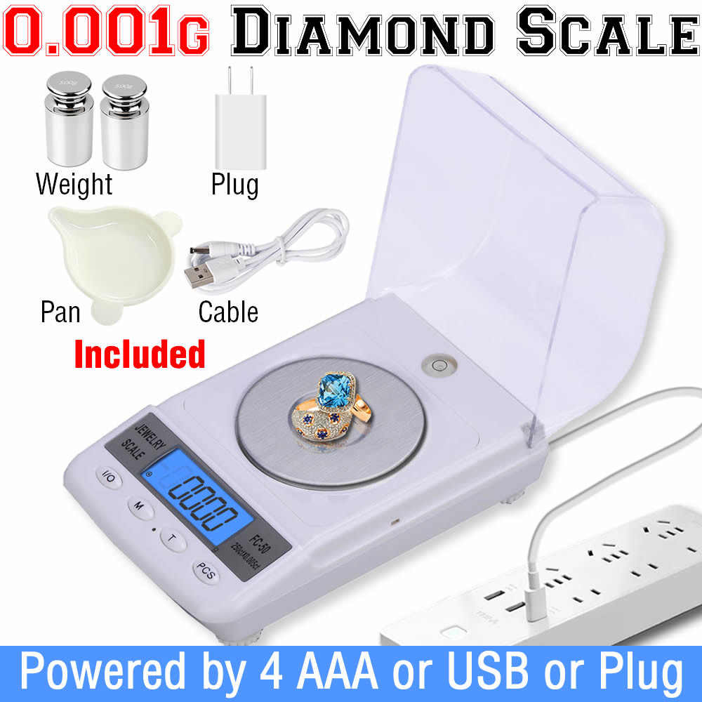 0.001g Digital Scale, Electronic Diamond Scale, Household Electronic ...