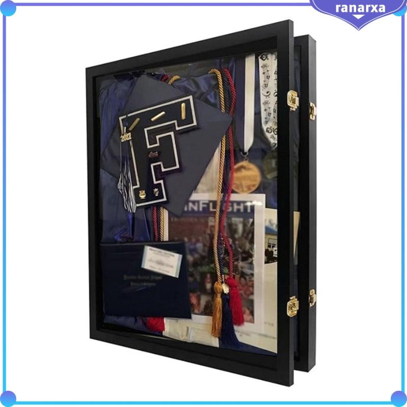 [Ranarxa] Uniform Frame Display Case Wooden Showcase Large Protection ...