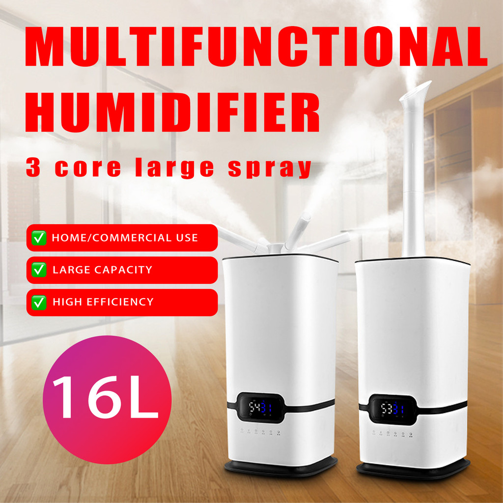 16L Humidifier Large Industrial Ultrasonic Mist Sprayer Household ...