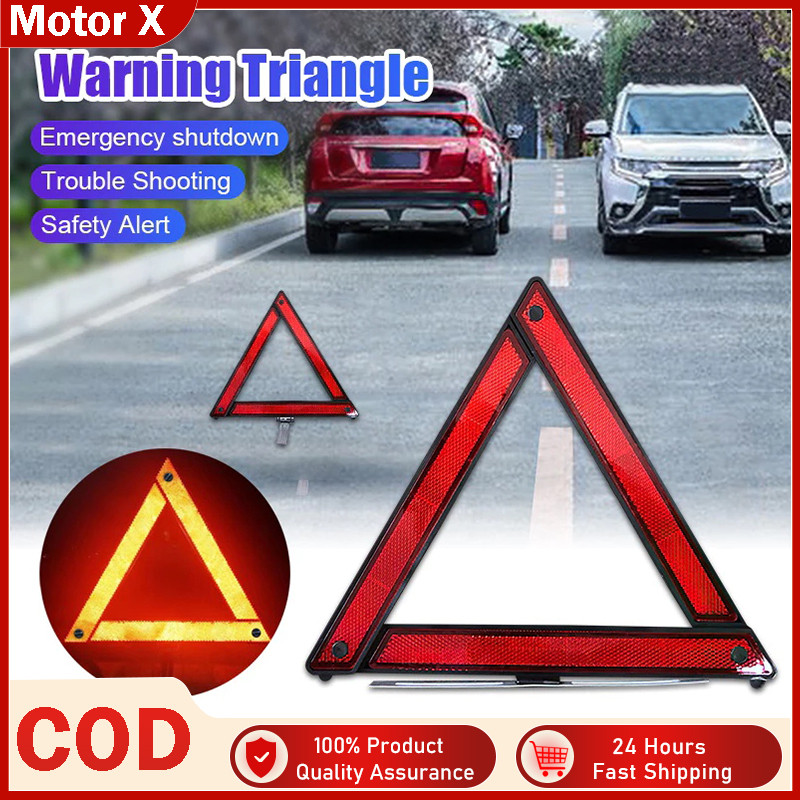 Early Warning Device Parking Tripod Warning Triangle Reflectorized ...