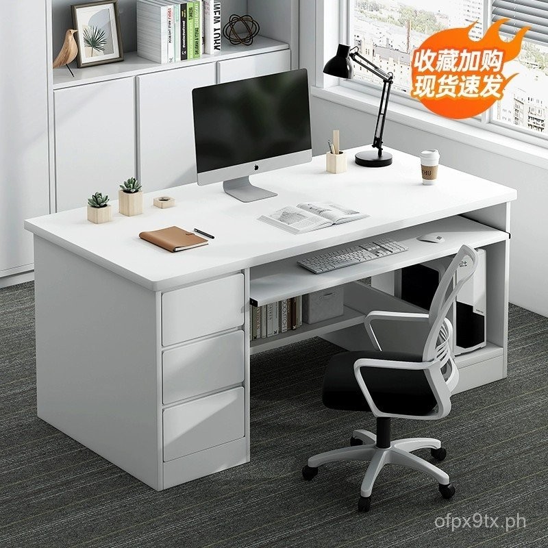 Computer Desk Desktop Home Desk Simple Office Table and Chair ...
