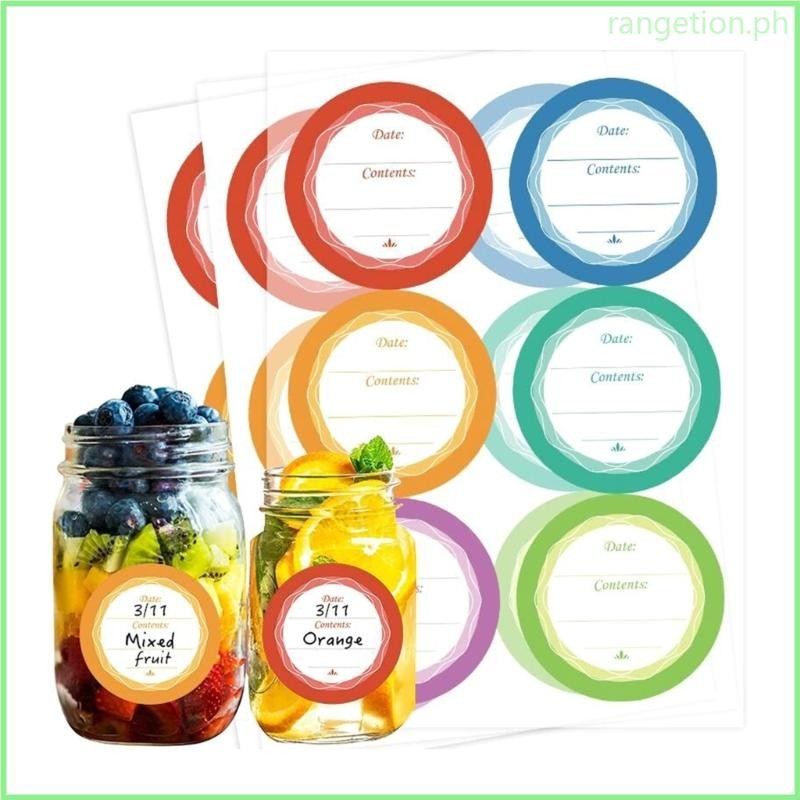 RAN Date Stickers Labels Stickers Waterproof Kitchen Labels Removable ...
