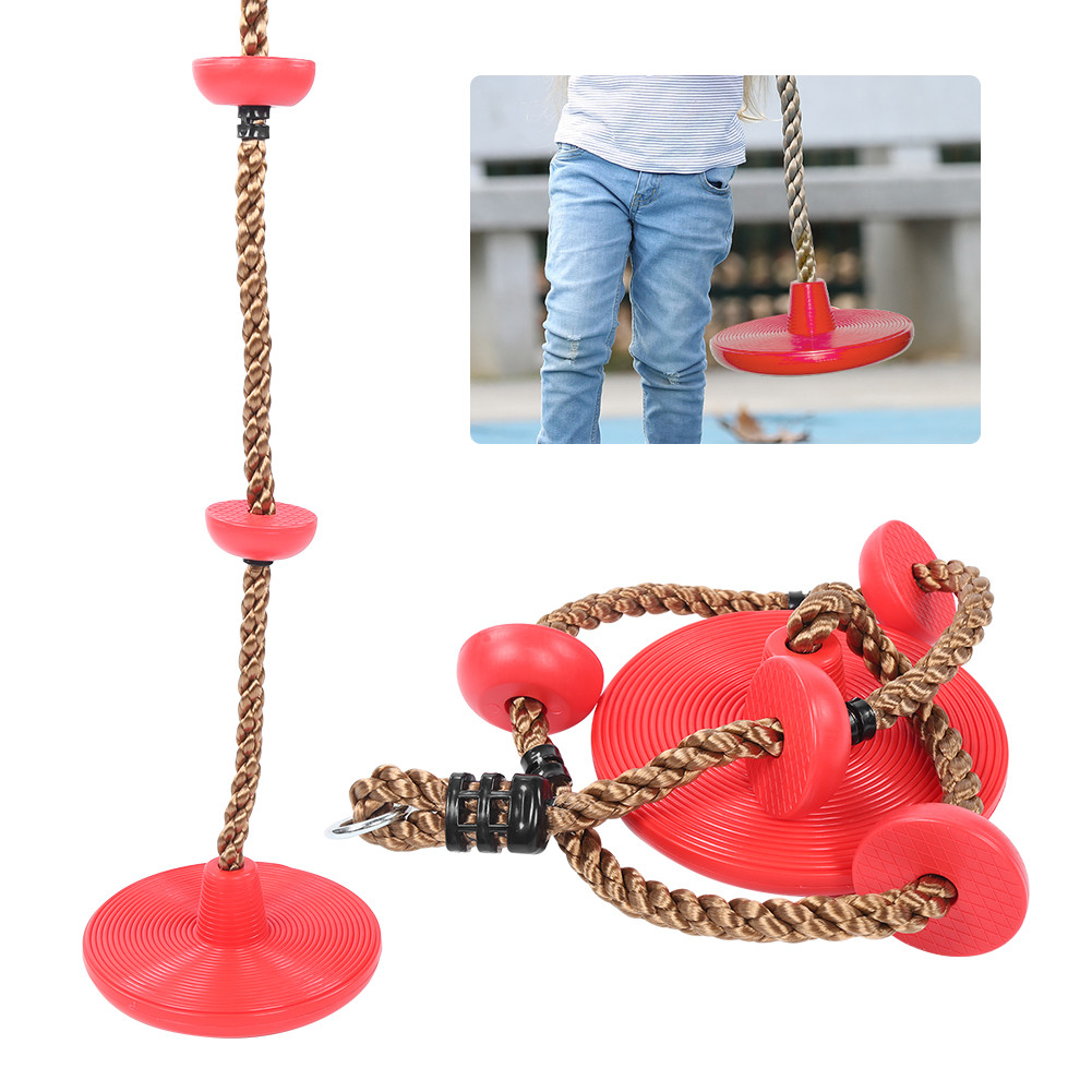 Tominihouse Safe Kid Swing Disc Platform Indoor Outdoor Seats Garden ...