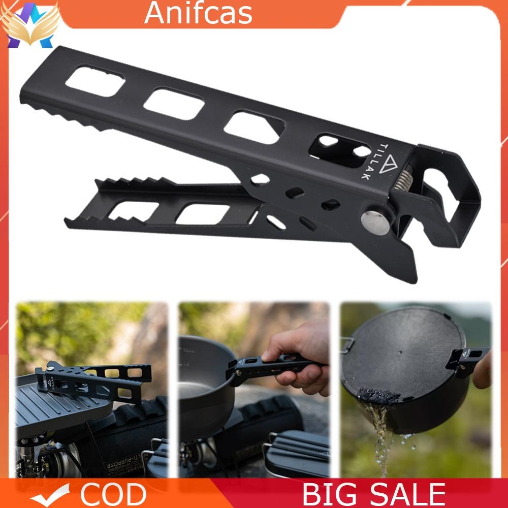 Anti-Scald Pot Pan Bowl Gripper Hot Barbecue Cookware Clip for Outdoor ...