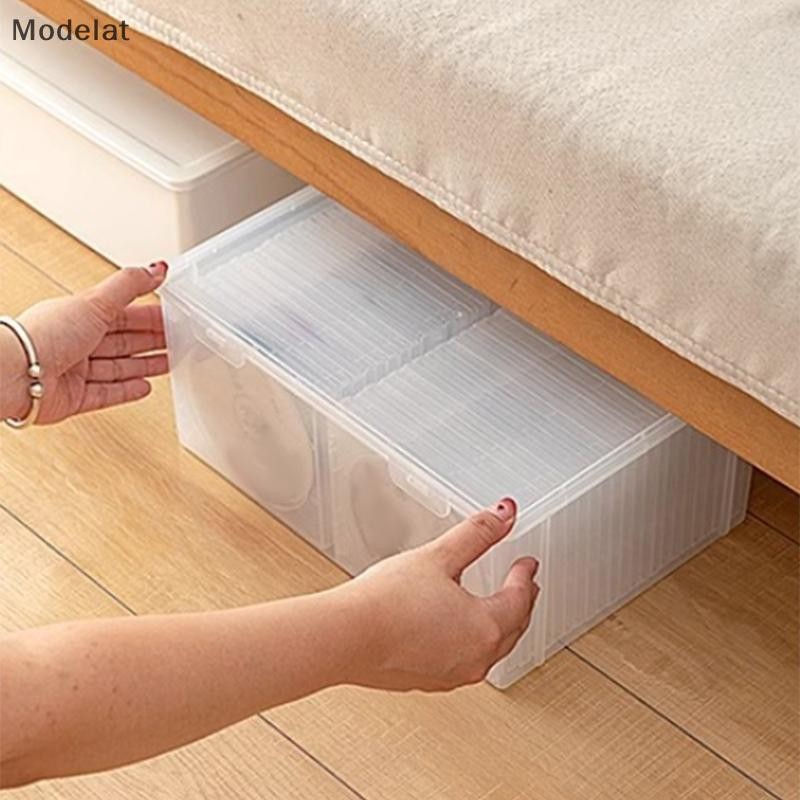 [Modelat] Transparent And Dustproof CD Storage Box Home DVD Storage ...