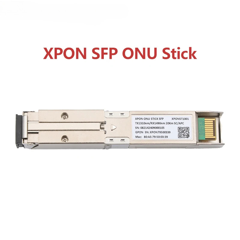 XPON SFP ONU Stick 1310nm/1490nm DM Pon Module 20km Compatible with OLT ...