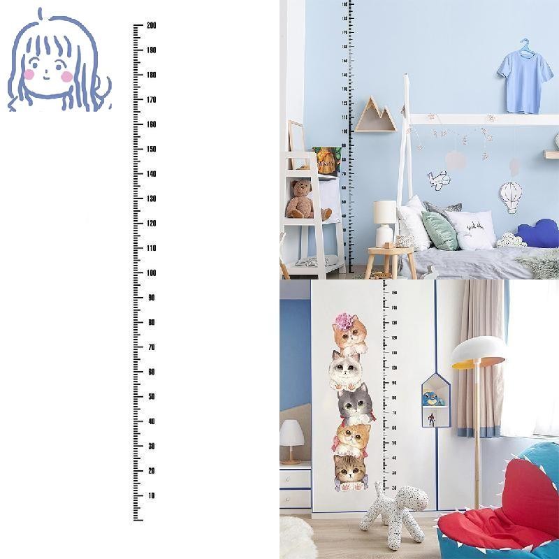 Height Indicator Adhesive Ruler Measurement Ruler Height Decal Wall ...