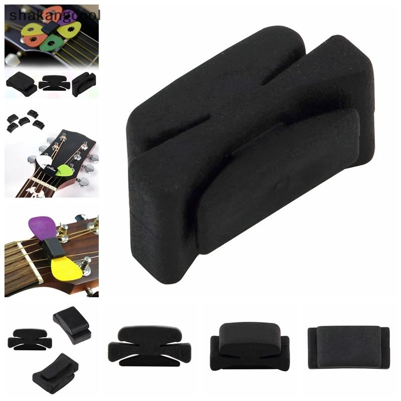SCPH Wedgie Bass Guitar Headstock Pick Holder Rubber Pick Headstock ...