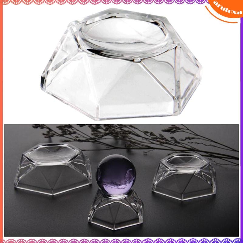 [Arutoxa] Acrylic Crystal Ball Base Display Stand Transparent Pedestal ...