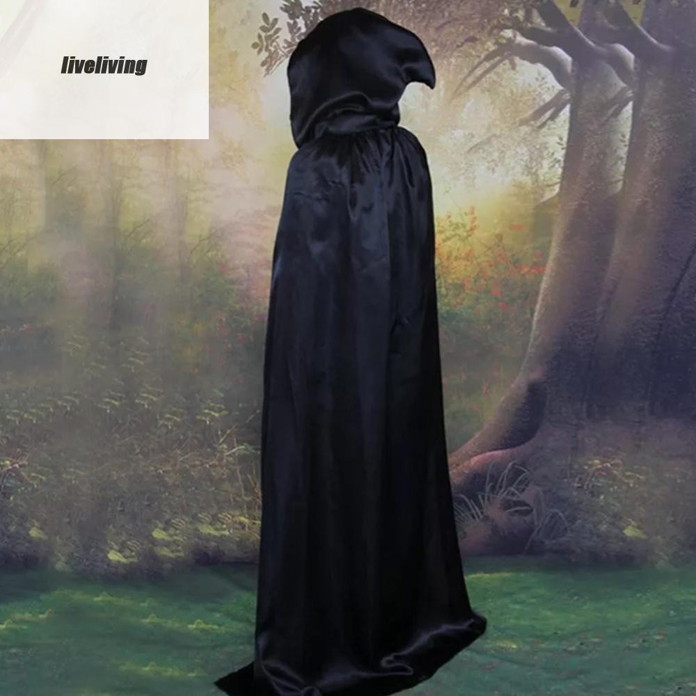 Halloween Capes Robe with Hooded Long Cosplay Vampire Devil Demon ...