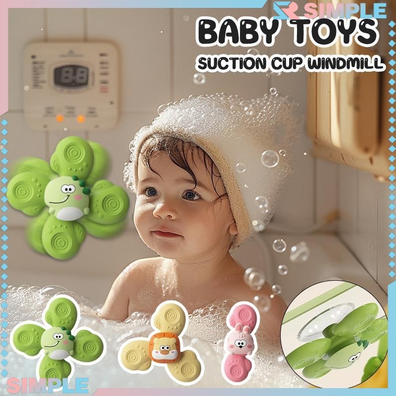 Portable Baby Self-contained Suction Cup Revolving Joy Baby Bath ...